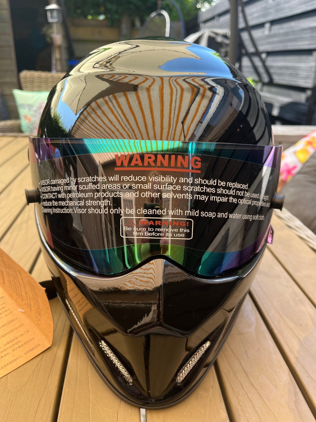 CRG kart helm met Regenboog Vizier, Overige merken, Dames, Ophalen of Verzenden, Nieuw zonder kaartje