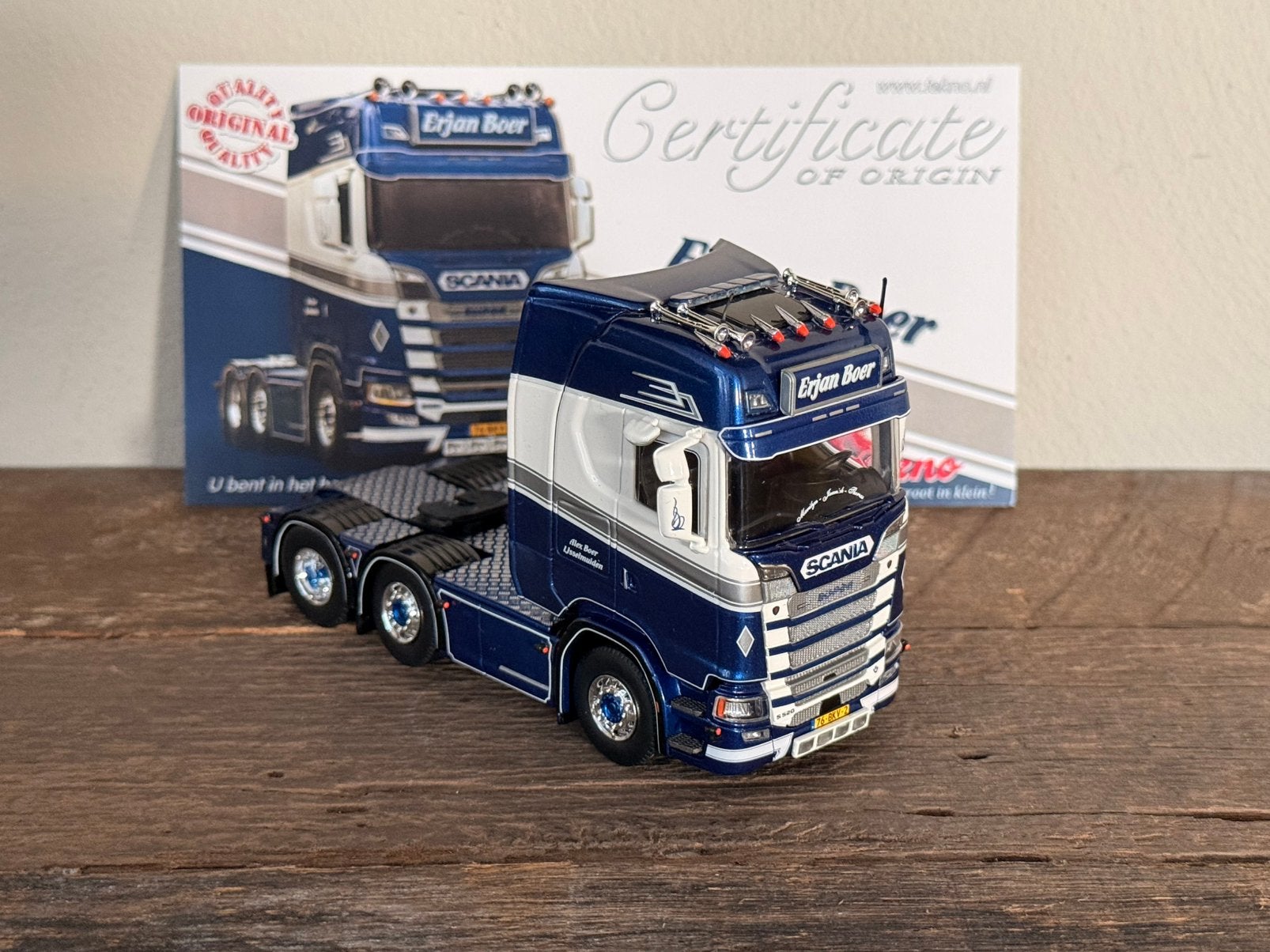 Tekno - Scania Next Gen Erjan Boer, Ophalen of Verzenden, Zo goed als nieuw, Bus of Vrachtwagen, Tekno