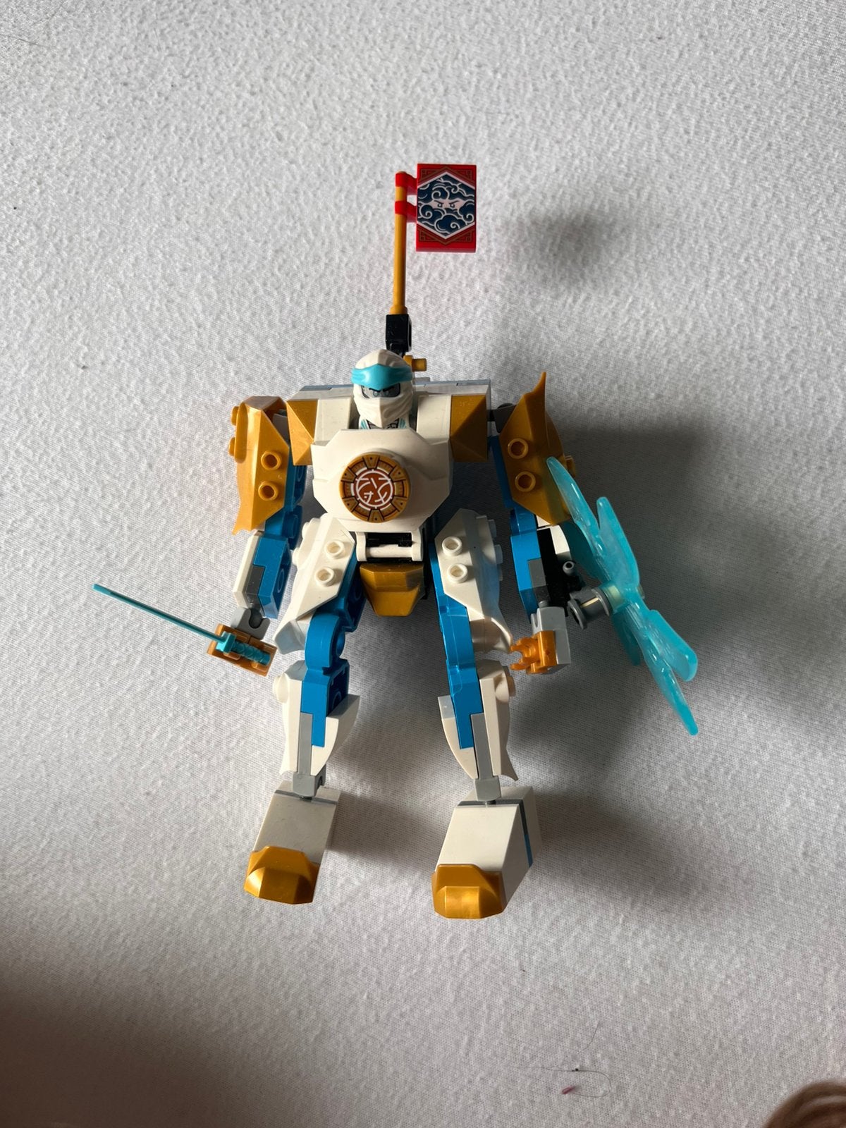 Lego Ninjago Zane’s power up mech EVO, Lego, Ophalen of Verzenden, Zo goed als nieuw, Compleet