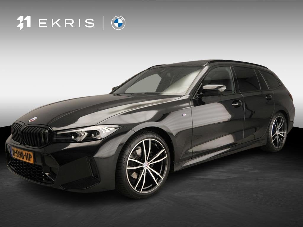 BMW 3 Serie Touring 318i | M-Sportpakket | LED | Leder | Nav, Automaat, Gebruikt, Zwart, 84 €/maand