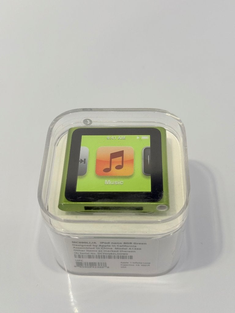 Apple iPod Nano 6 Groen 8GB Nieuw & Geseald, Nieuw, Ophalen of Verzenden, Nano, 2 tot 10 GB