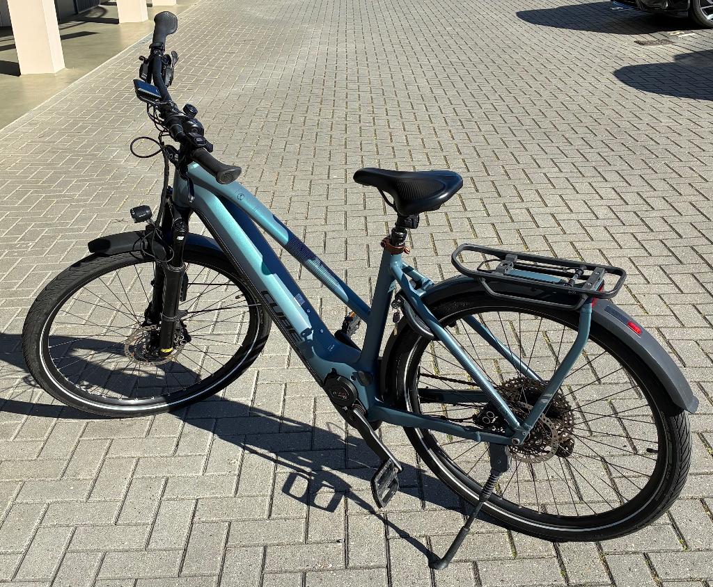 CUBE Kathmandu Hybrid ABS 750 Smaragdgrey/blue, Ophalen, Zo goed als nieuw, 51 tot 55 cm, Cube