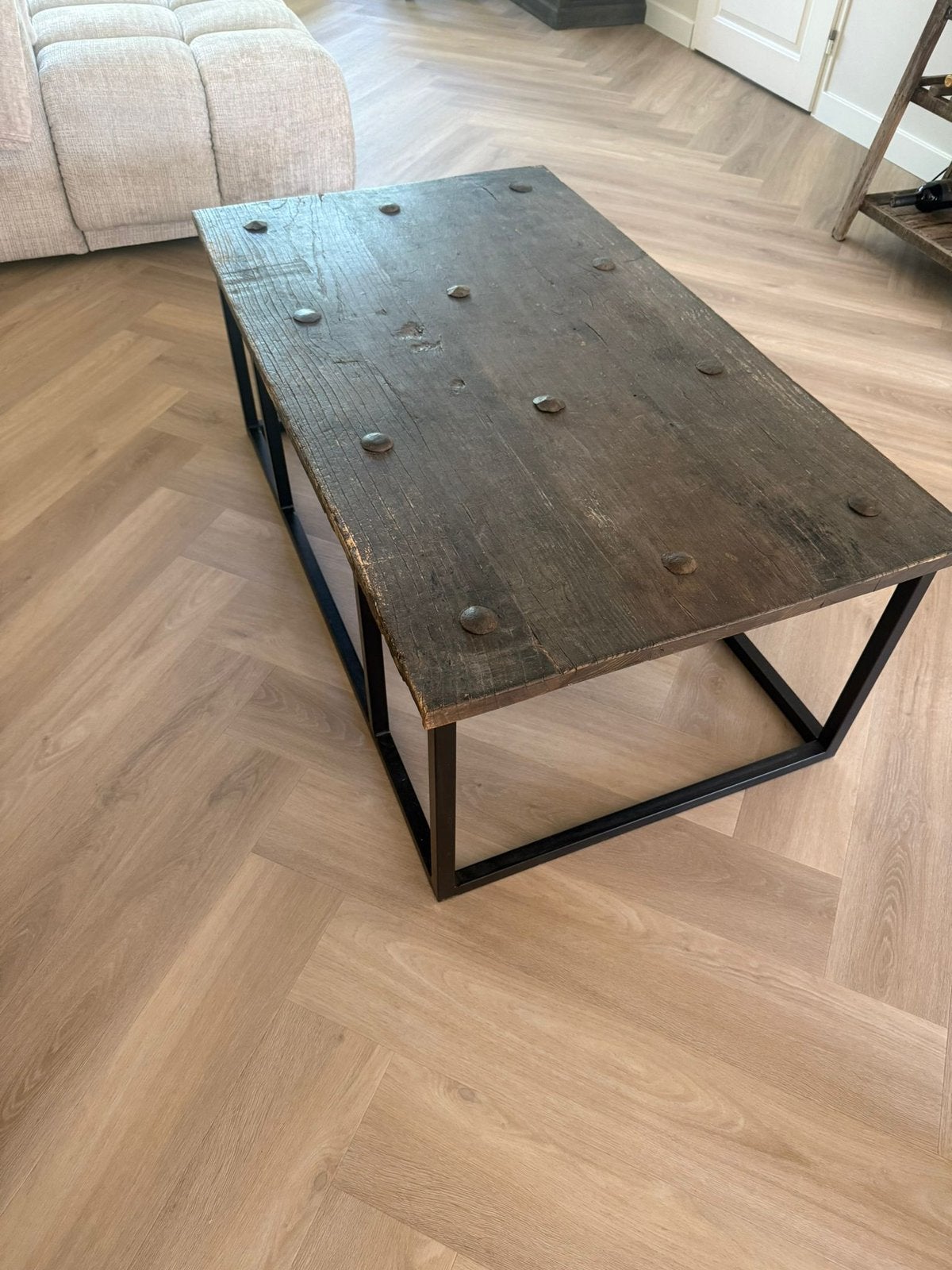 Salontafel aura Peeperkorn, Huis en Inrichting, Ophalen, Gebruikt, Rond, Overige materialen