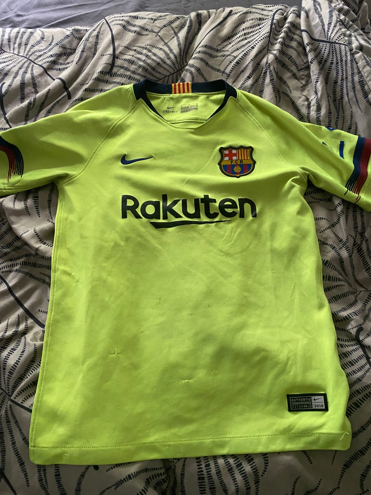 Acht Barcelona shirt voor 10-12 jaar, Ophalen of Verzenden, Jongen of Meisje, Shirt of Longsleeve