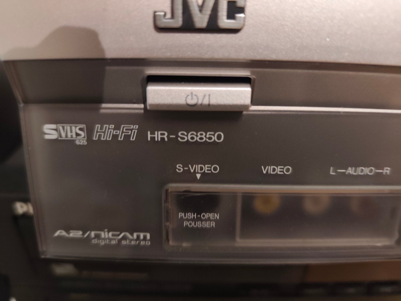 JVC HR-S6850 Super VHS ET Videorecorder met afstandsbedien, Ophalen of Verzenden, Gebruikt, VHS-speler of -recorder