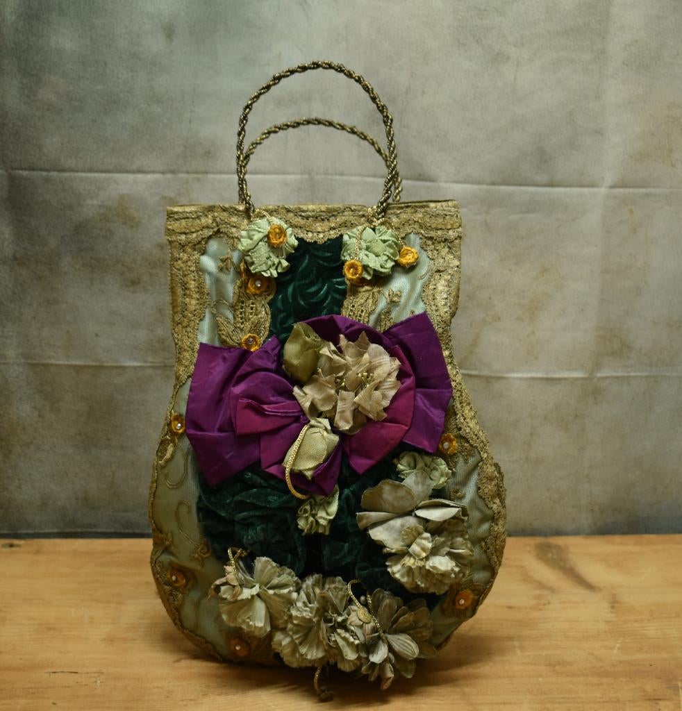 Oude Franse Tas ."Uit Aletta's Tijd", Ophalen of Verzenden