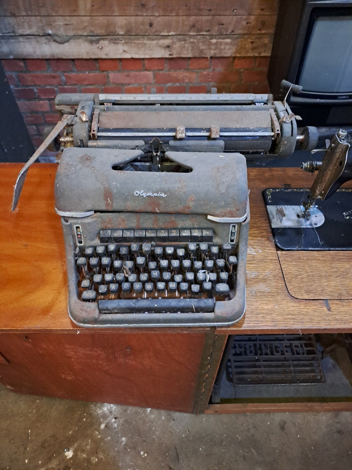 vintage typmachine, Ophalen of Verzenden, Gebruikt
