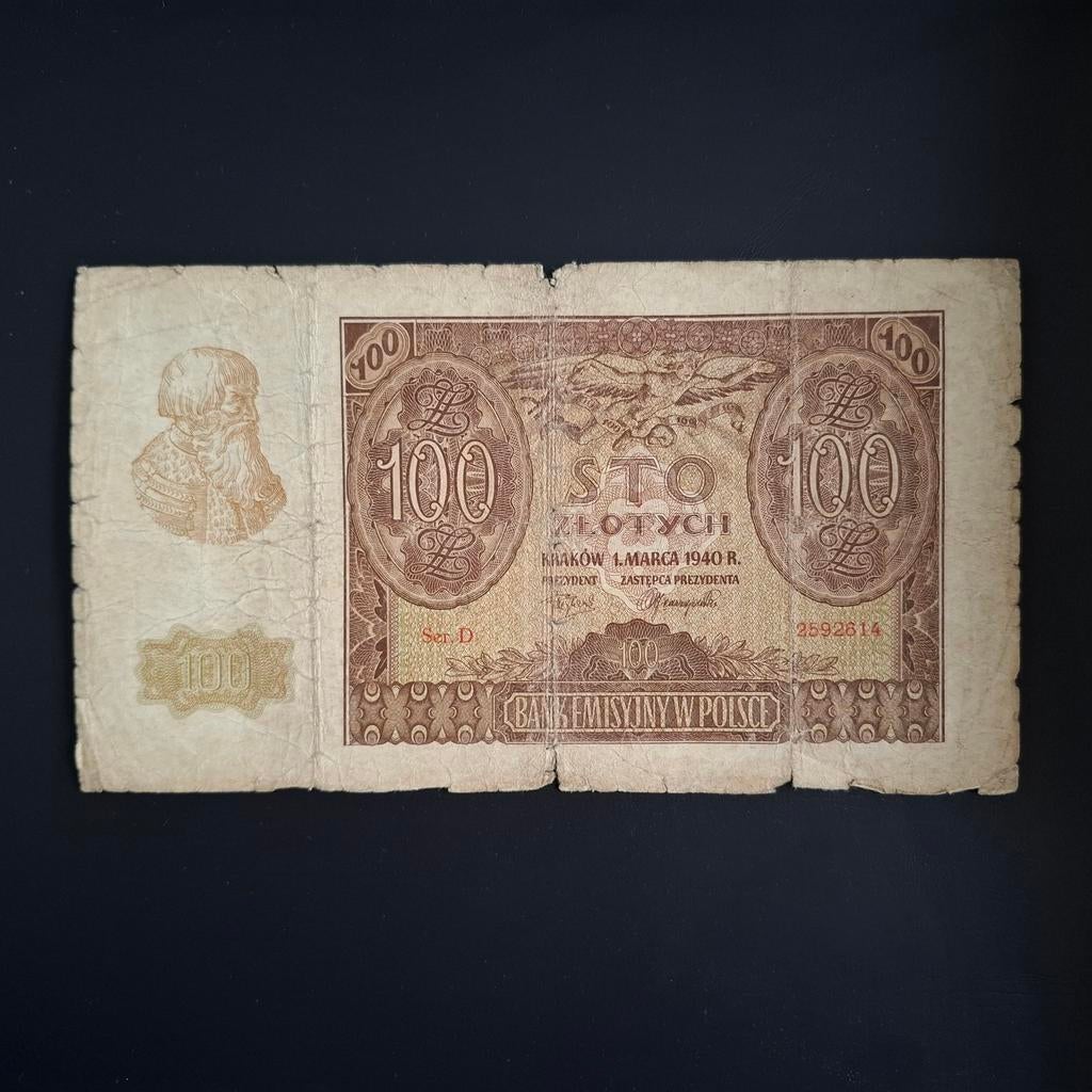 100 zloty Polen #036, Postzegels en Munten, Bankbiljetten | Europa | Niet-Eurobiljetten, Verzenden, Polen, Los biljet