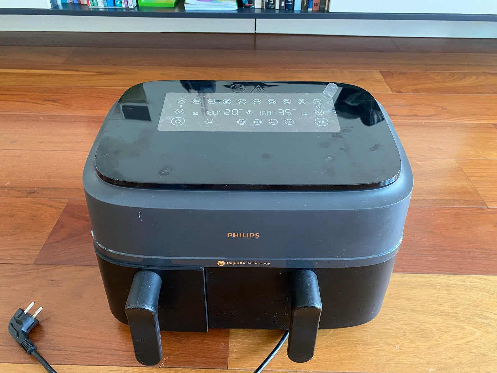 Philips Airfryer Dual Basket 9L - Dubbele Mand, Ophalen of Verzenden, Nieuw, Airfryer XXL, 1500 gram of meer