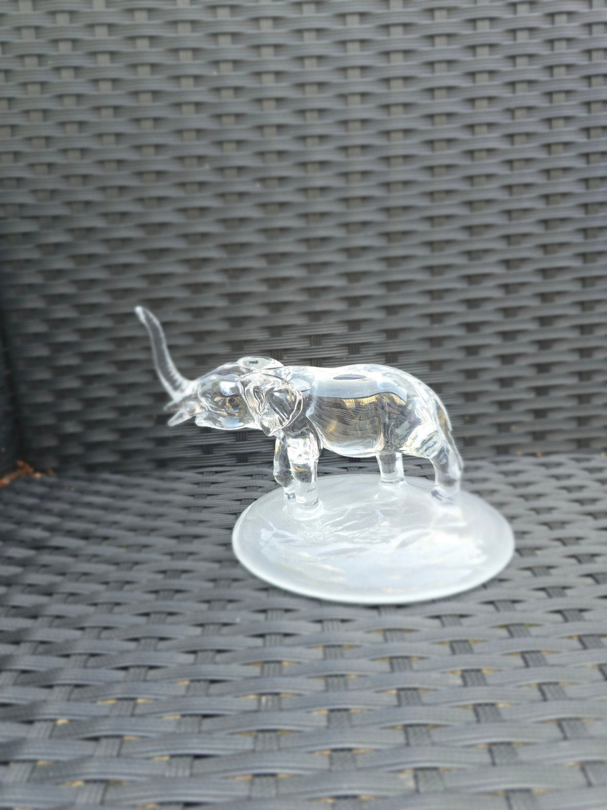 Glazen olifantje - Decoratief beeldje vintage, Antiek en Kunst, Ophalen of Verzenden
