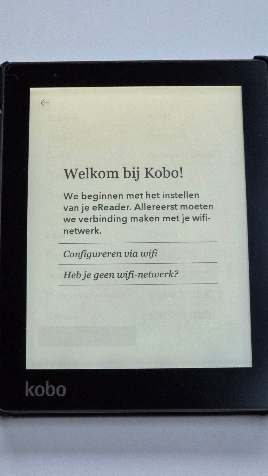 Kobo Glo HD e-reader met hoesje en originele doos, Computers en Software, E-readers, 6 inch of minder, Kobo, Ophalen of Verzenden
