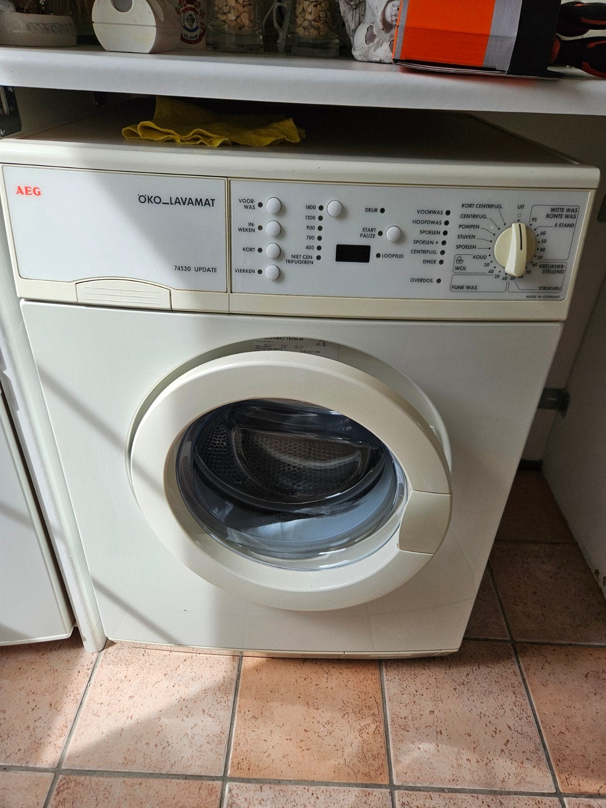 aeg wasmachine, Witgoed en Apparatuur, Wasmachines, Ophalen, Gebruikt, Voorlader, 85 tot 90 cm