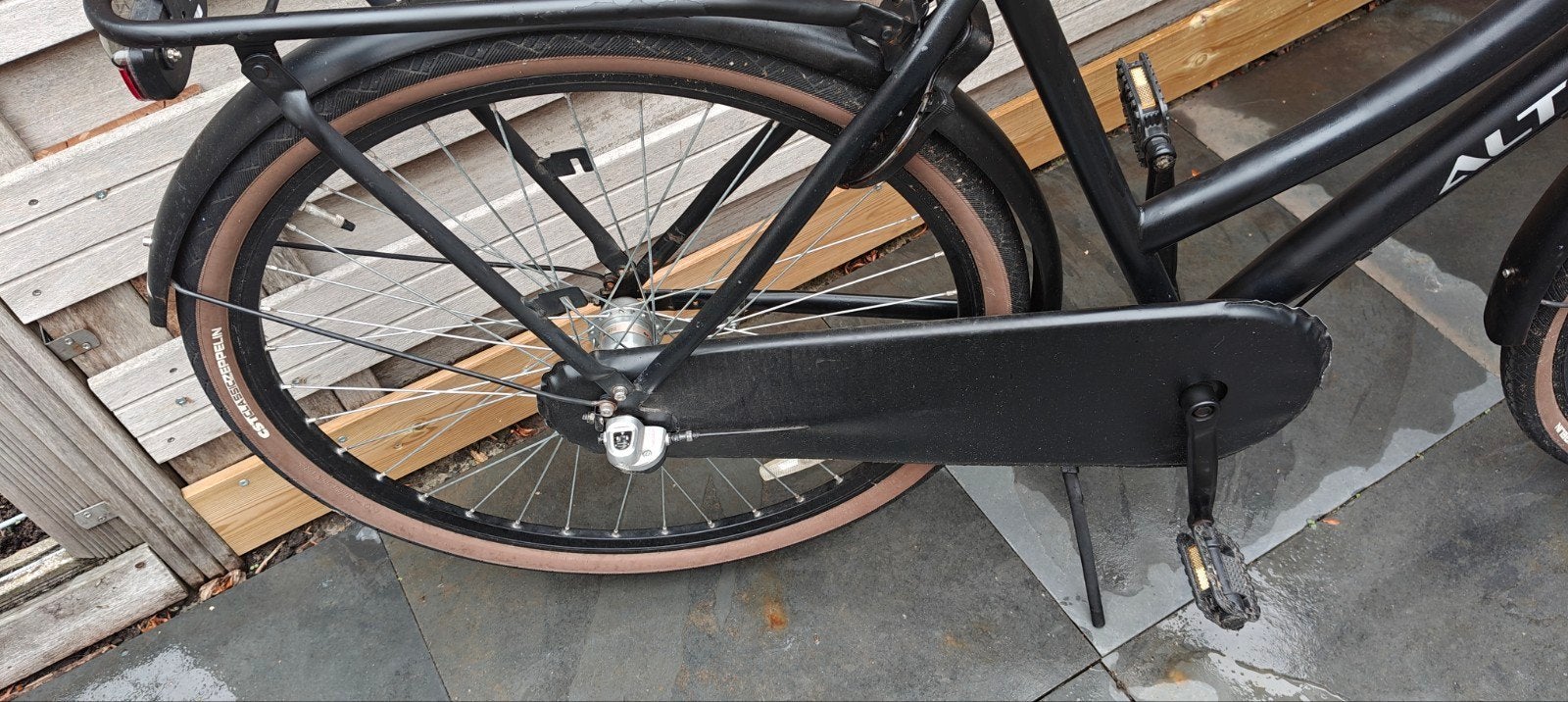 Altec fiets met voordrager en terugtraprem, Overige merken, Terugtraprem, Ophalen of Verzenden, 53 tot 56 cm