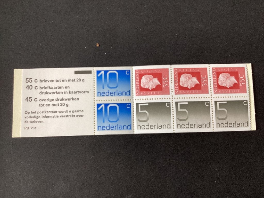 1976, postzegelboekje PB20a, Verzenden, Na 1940, Postfris