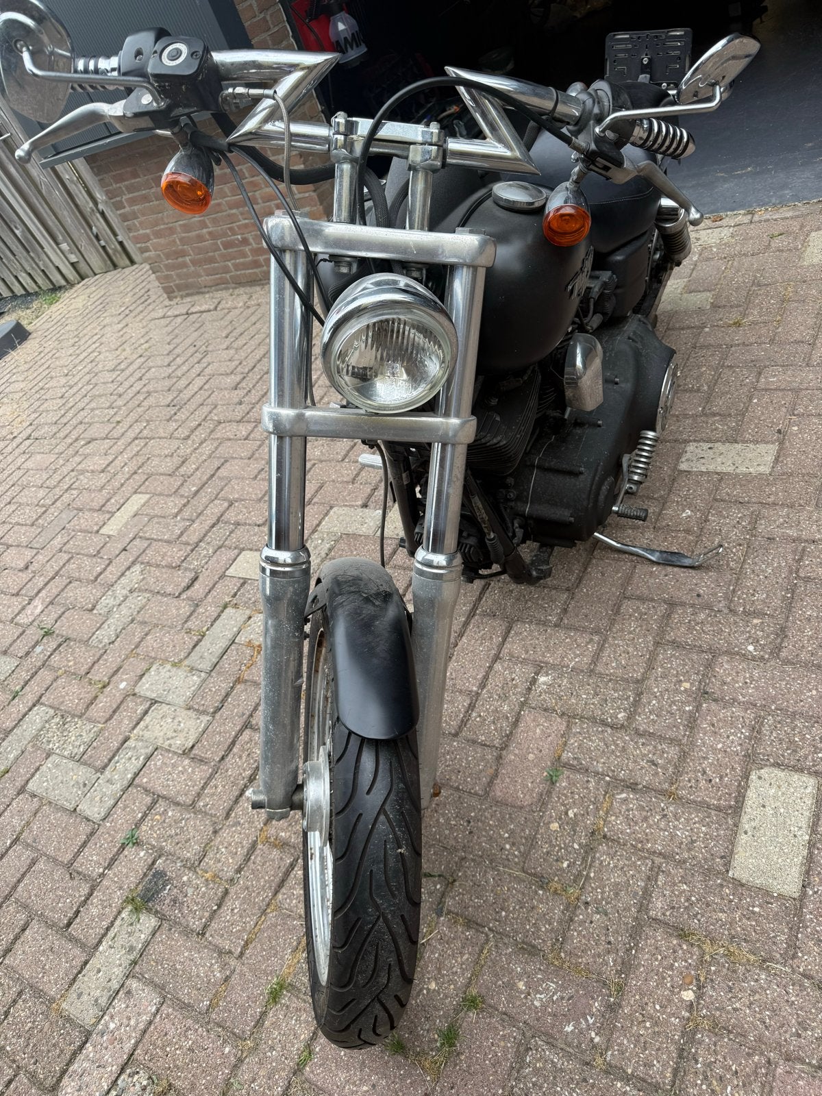 Harley-Davidson FXDI 1449cc uit 2006 - 'Skull', 2 cilinders, Motorrijbewijs A, Gebruikt, 1449 cc