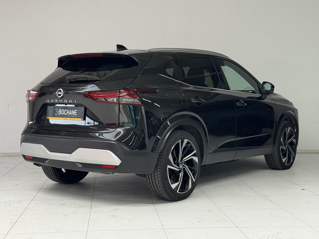 Nissan Qashqai 1.3 MHEV Xtronic Tekna Plus | BOSE-Audiosyste, Met garantie (alle), Zwart, Leder, Bedrijf
