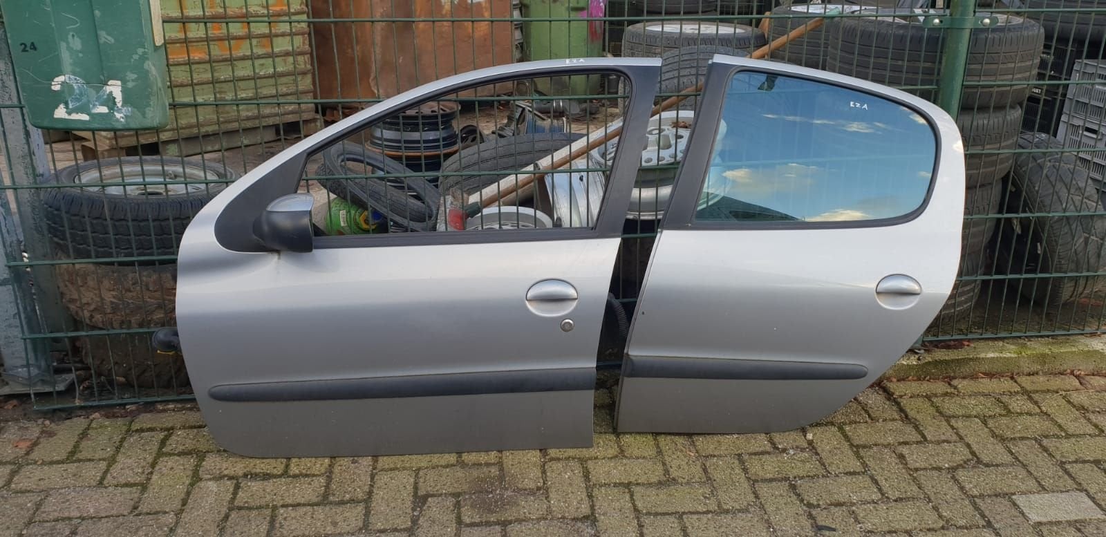 PEUGEOT 206 PORTIEREN LV+,LA CODE EZA, Gebruikt, -, Deur, -