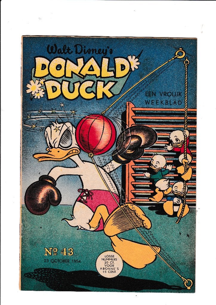 Donald Duck 1954 - No. 43, Eén stripboek, Verzenden, Gelezen