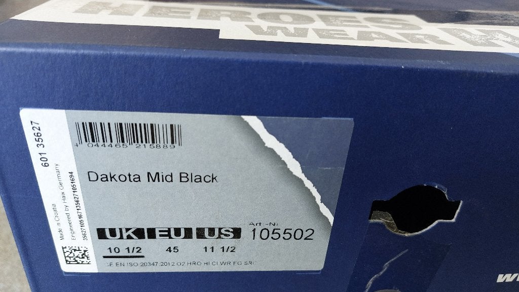 Haix Gore-tex Dakota wandelschoenen, Nieuw, Ophalen of Verzenden, Wandelschoenen of Bergschoenen, Zwart