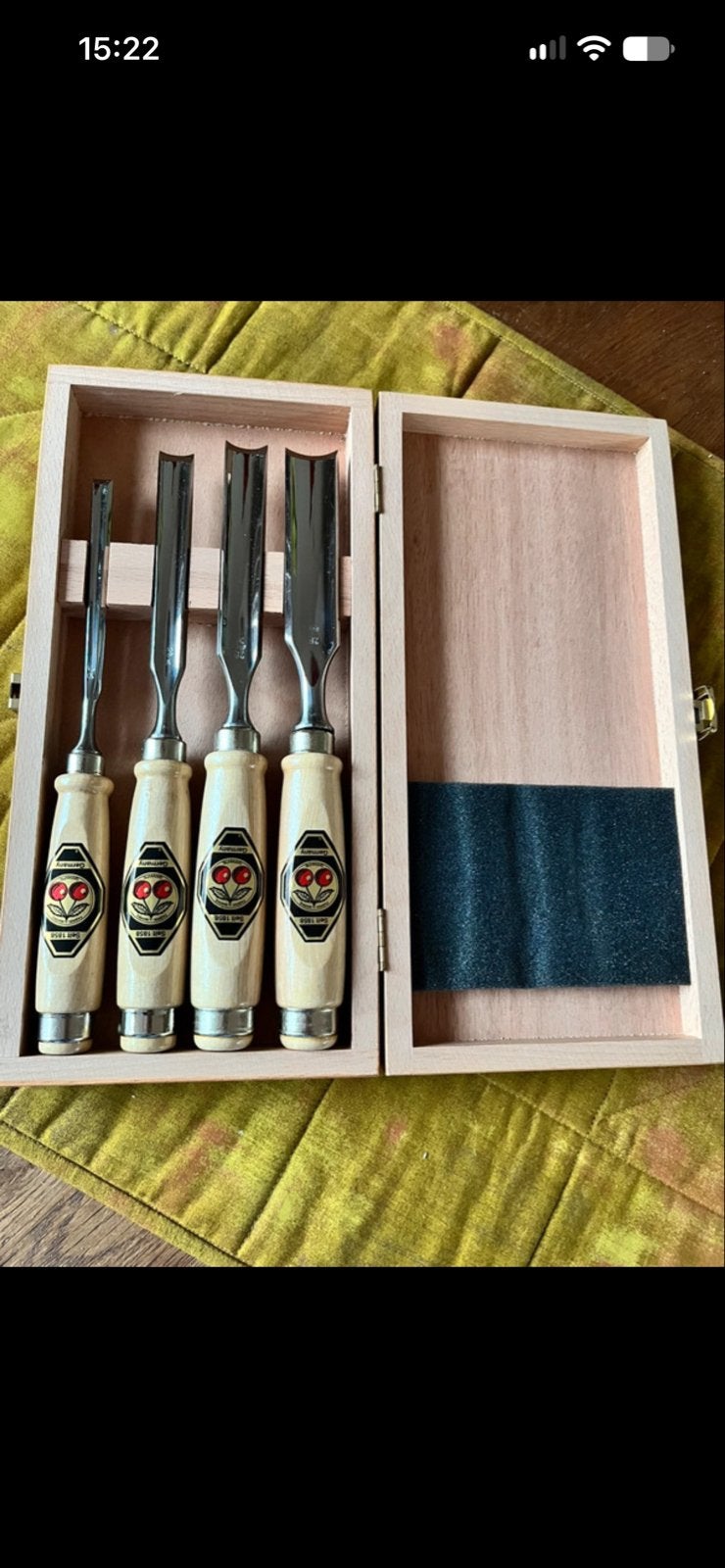 Kirschen gutsen set - Nieuw in houten kist, Ophalen of Verzenden, Nieuw, Beitel, Overige merken