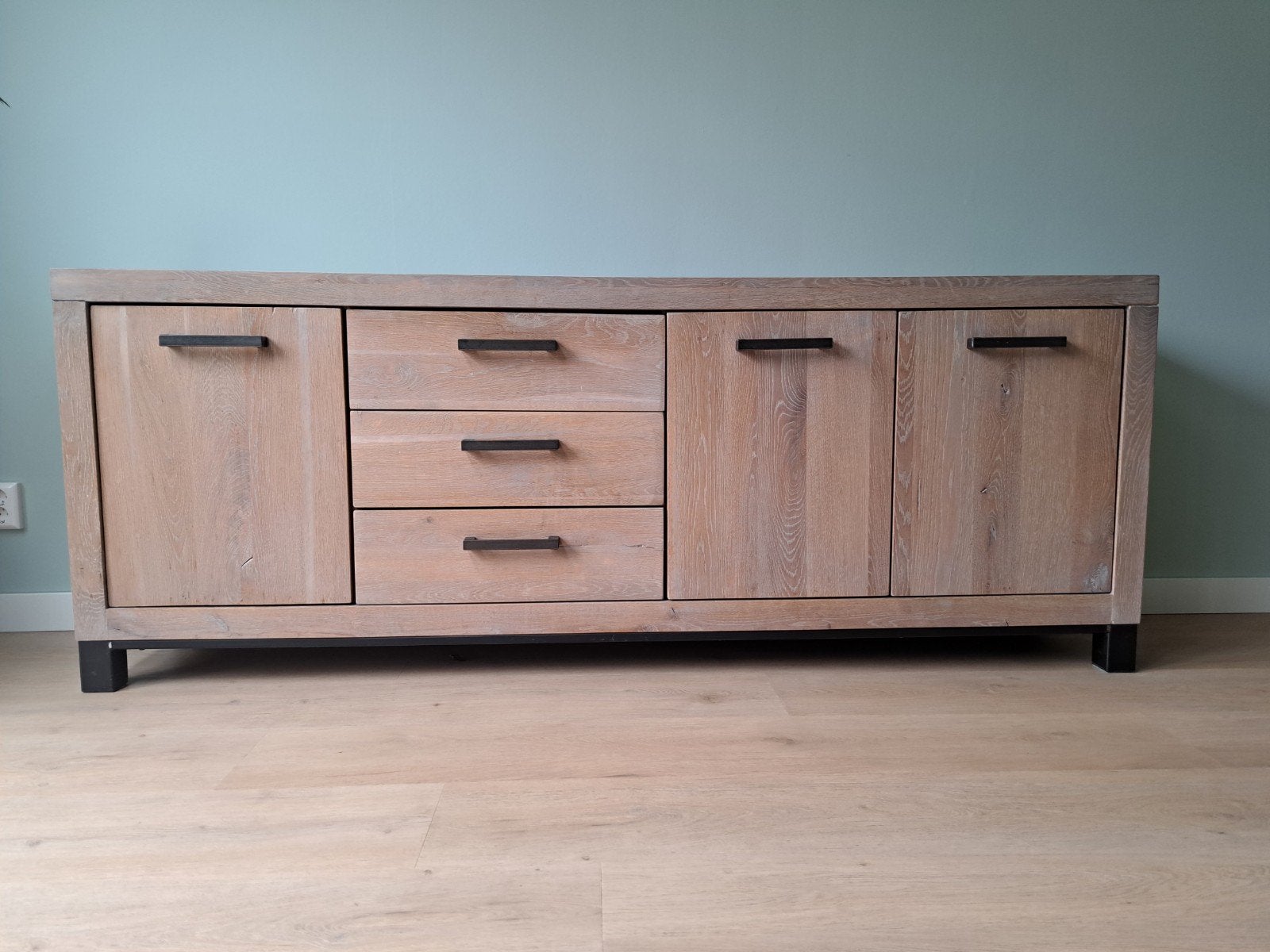 dressoir 207x44,5x79,5, Ophalen, Gebruikt, 200 cm of meer, Eikenhout