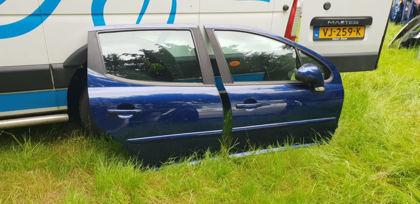 PEUGEOT 207 PORTIEREN RV+RA MODEL 2008, Gebruikt, -, Deur, -