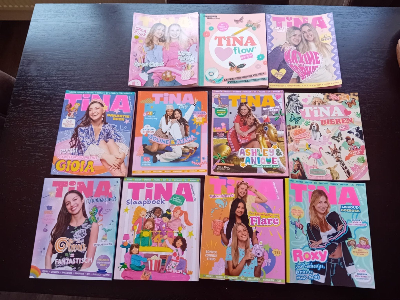 Tina vakantie/doeboeken, Ophalen