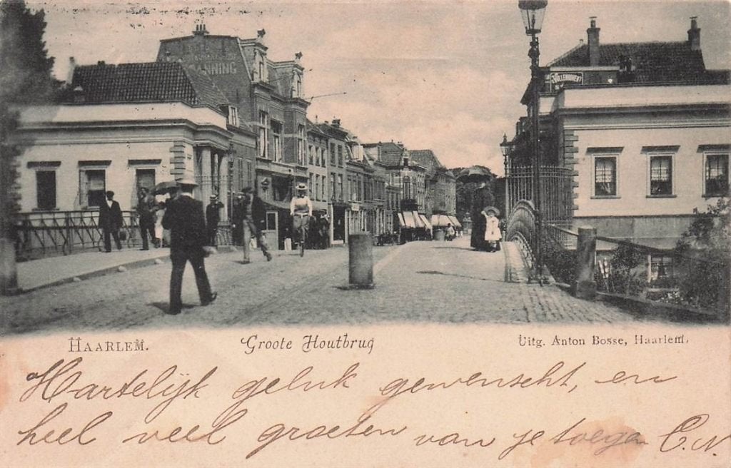 702-114-027 Haarlem Groote Houtbrug, Verzenden, Voor 1920, Noord-Holland