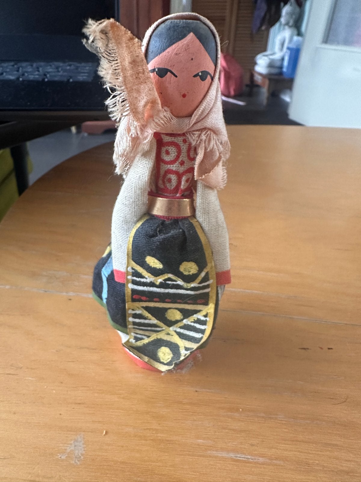 Vintage Klederdracht Poppetje - Handgemaakt, Ophalen of Verzenden, Gebruikt, Overige typen