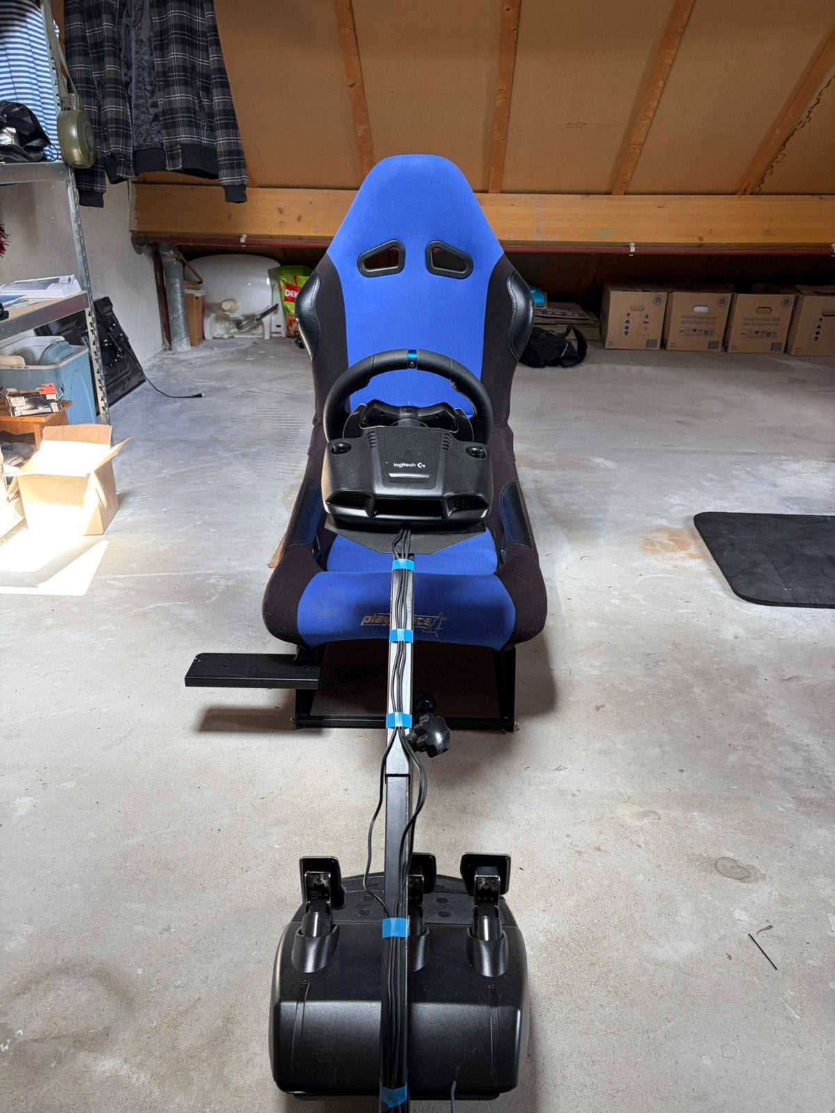 Playseat met nieuw stuur en pendalen, Ophalen, Zo goed als nieuw, Playseat of Racestoel