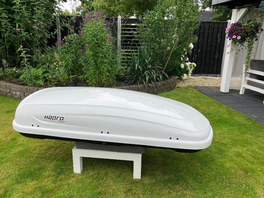 Dakkoffer Hapro Traxer 6.6 pf, in goede staat, Auto diversen, Dakkoffers, Ophalen, Zo goed als nieuw