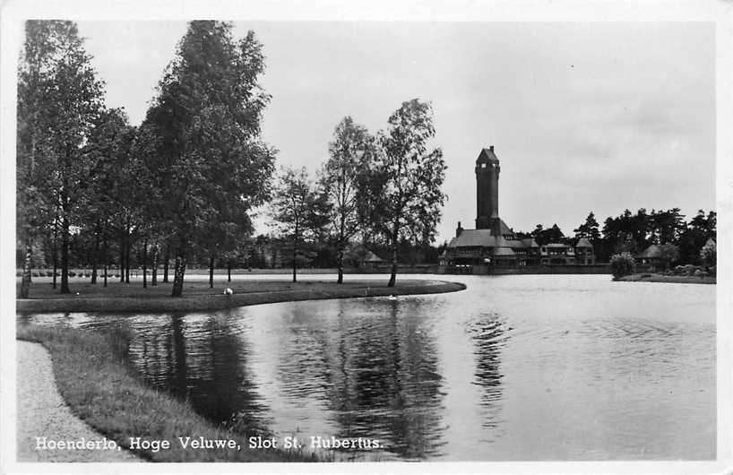 377-200-035 Hoenderloo Hoge Veluwe Slot St Hubertus, Verzenden, Voor 1920, Gelderland