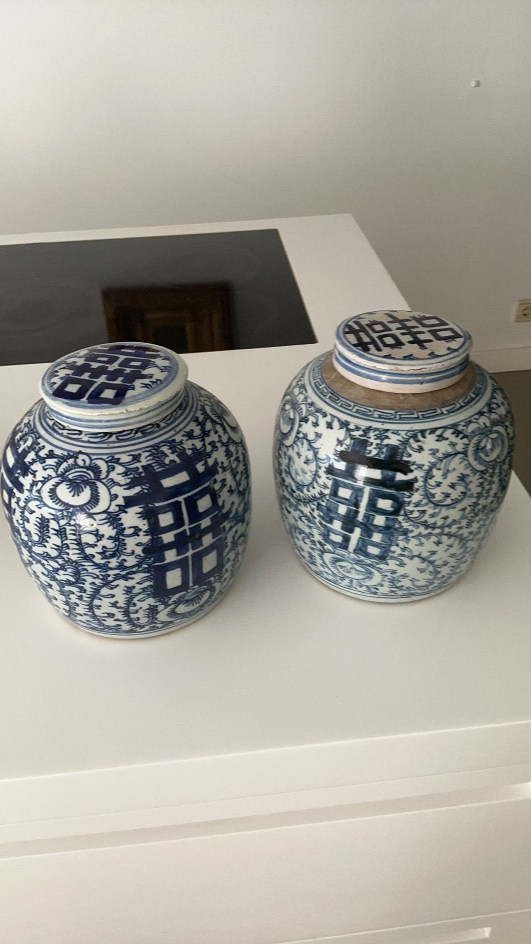 2 Chinese gemberpotten, Ophalen
