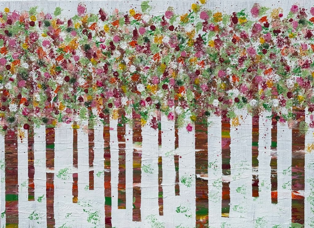 Schilderij acryl op canvas 75x55, Ophalen