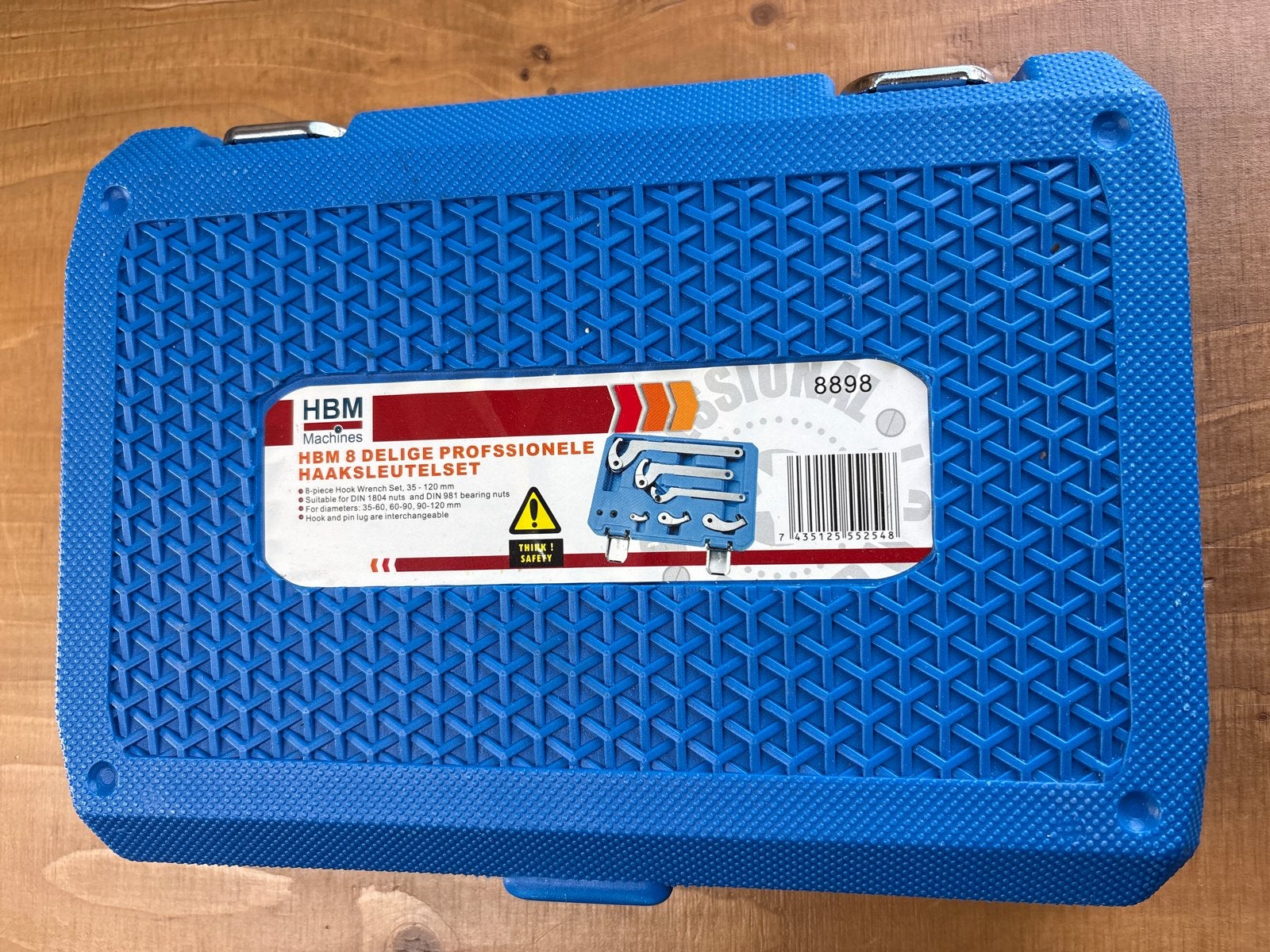 HBM 8-delige Professionele Haaksleutelset - Nieuw, Ophalen of Verzenden, Nieuw, Sleutel/ratel, Overige merken