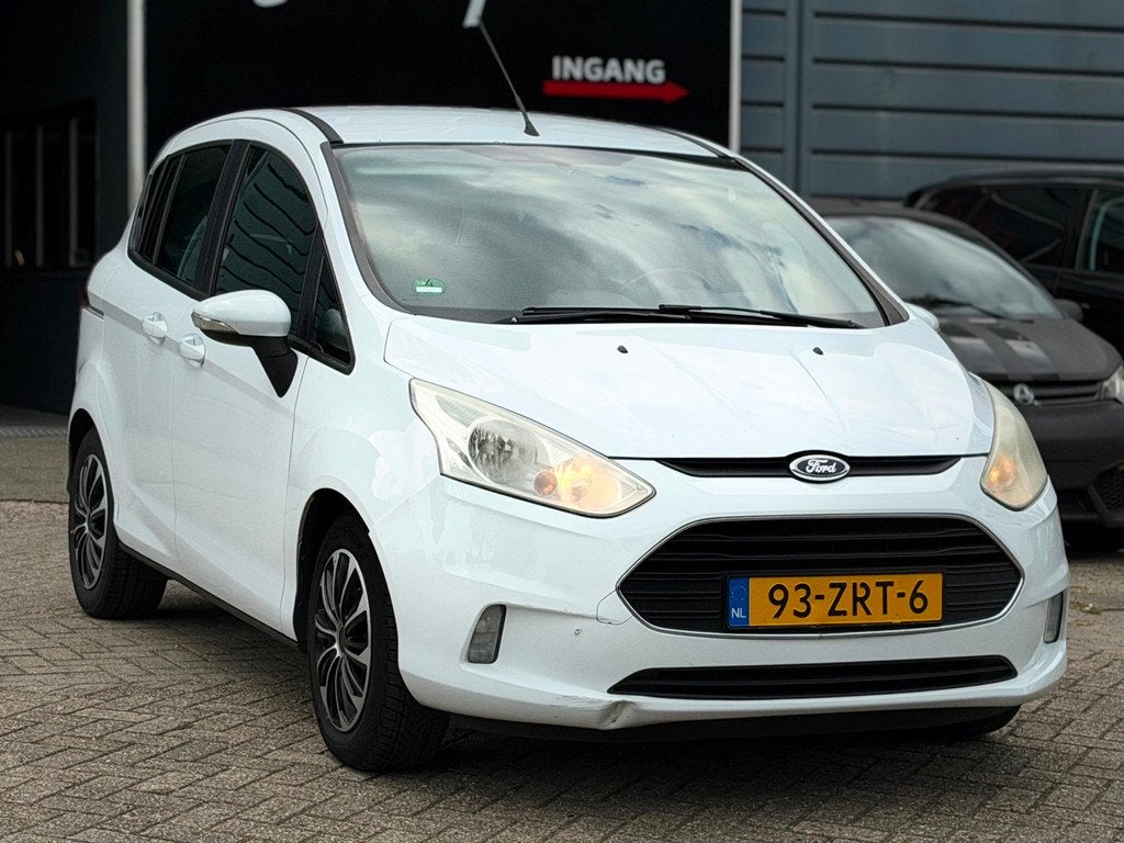 Ford B-Max 1.0 EcoBoost Style AIRCO/AUX/USB | LEUKE FAMILIEA, Auto's, Ford, Voorwielaandrijving, Gebruikt, Wit, Origineel Nederlands