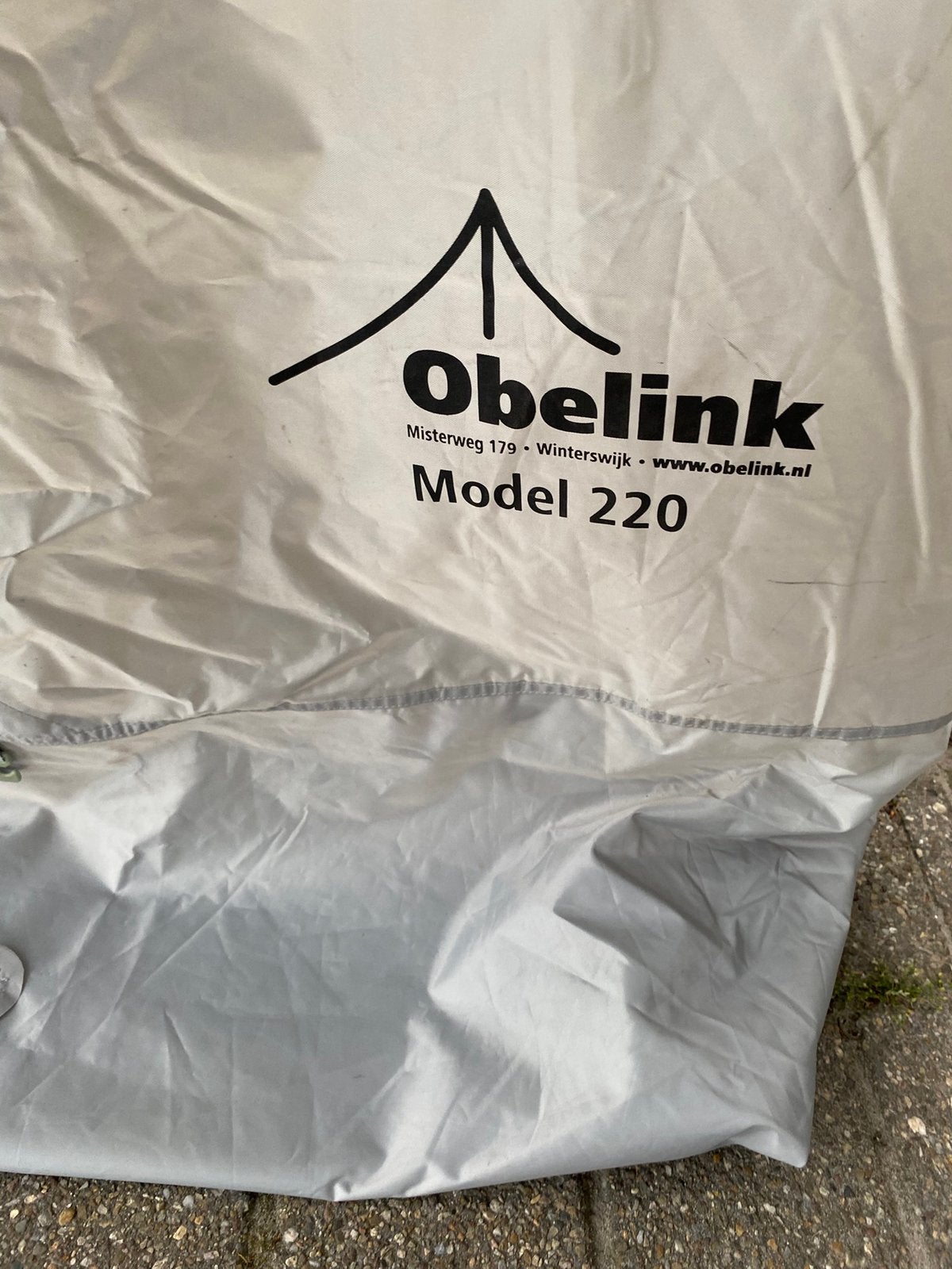 Obelink 220 zijwand zakluifel, Caravans en Kamperen, Ophalen, Gebruikt