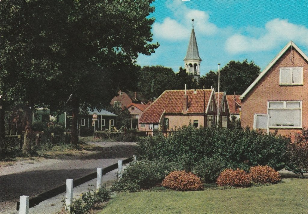 MIDSLAND Dorpsgezicht, Verzenden, 1960 tot 1980, Gelopen, Waddeneilanden
