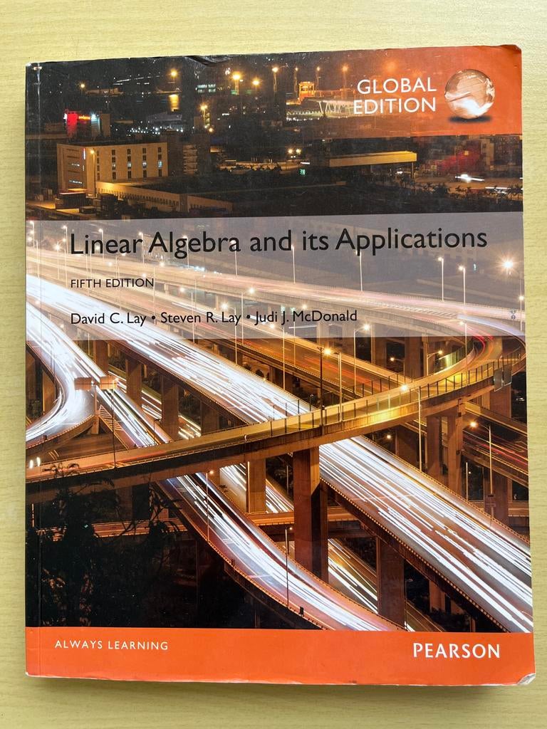 Linear Algebra and its Applications - Global Edition, Ophalen of Verzenden, Beta, Zo goed als nieuw, HBO