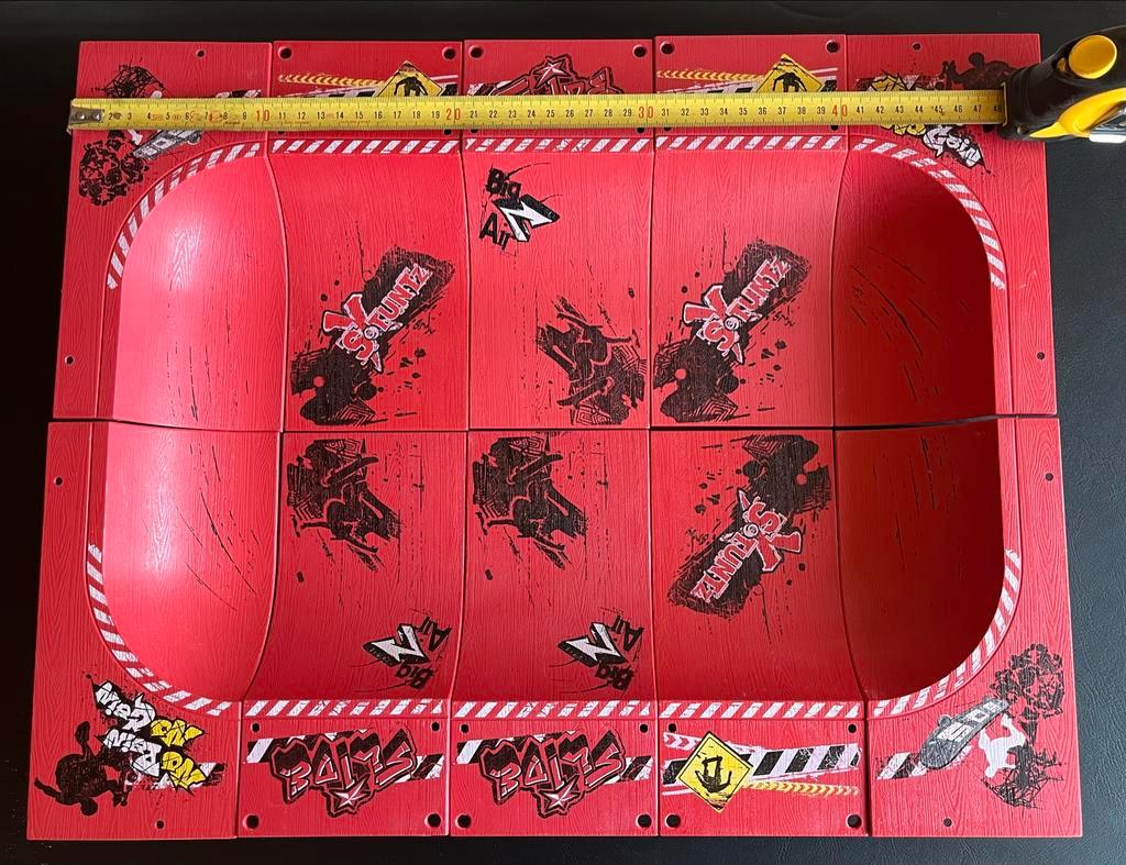Tech Deck Mega Bowl en Half Pipe met accessoires, Kinderen en Baby's, Speelgoed | Overig, Zo goed als nieuw, Jongen of Meisje