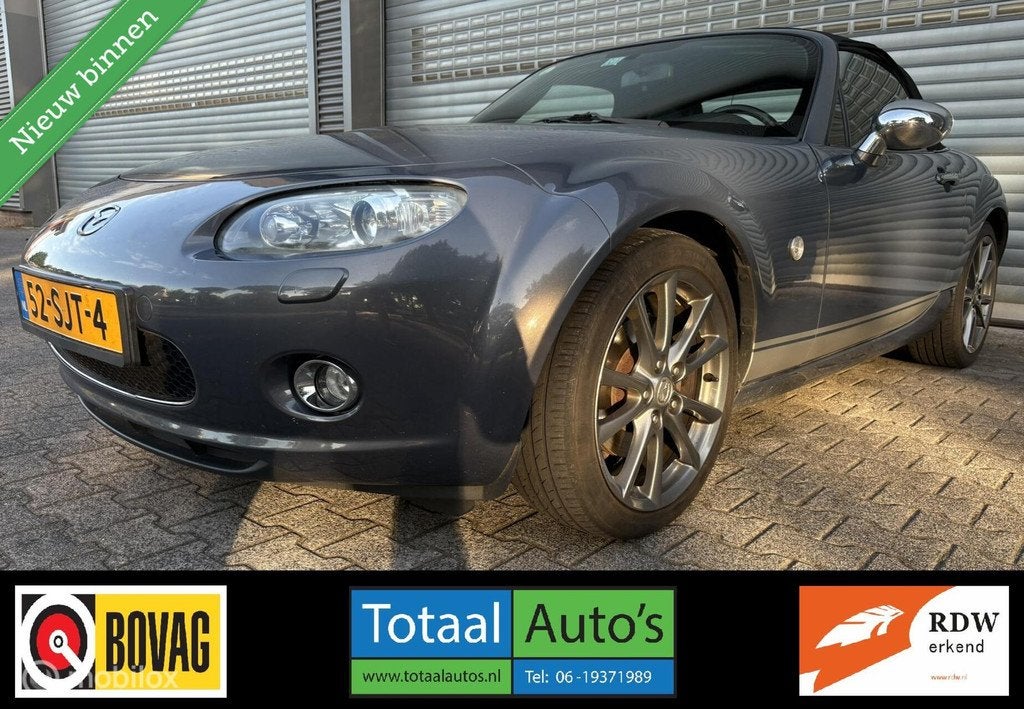 Mazda MX-5 1.8 Touring*Cruise*Top Onderhouden!, Achterwielaandrijving, Gebruikt, 4 cilinders, Cabriolet
