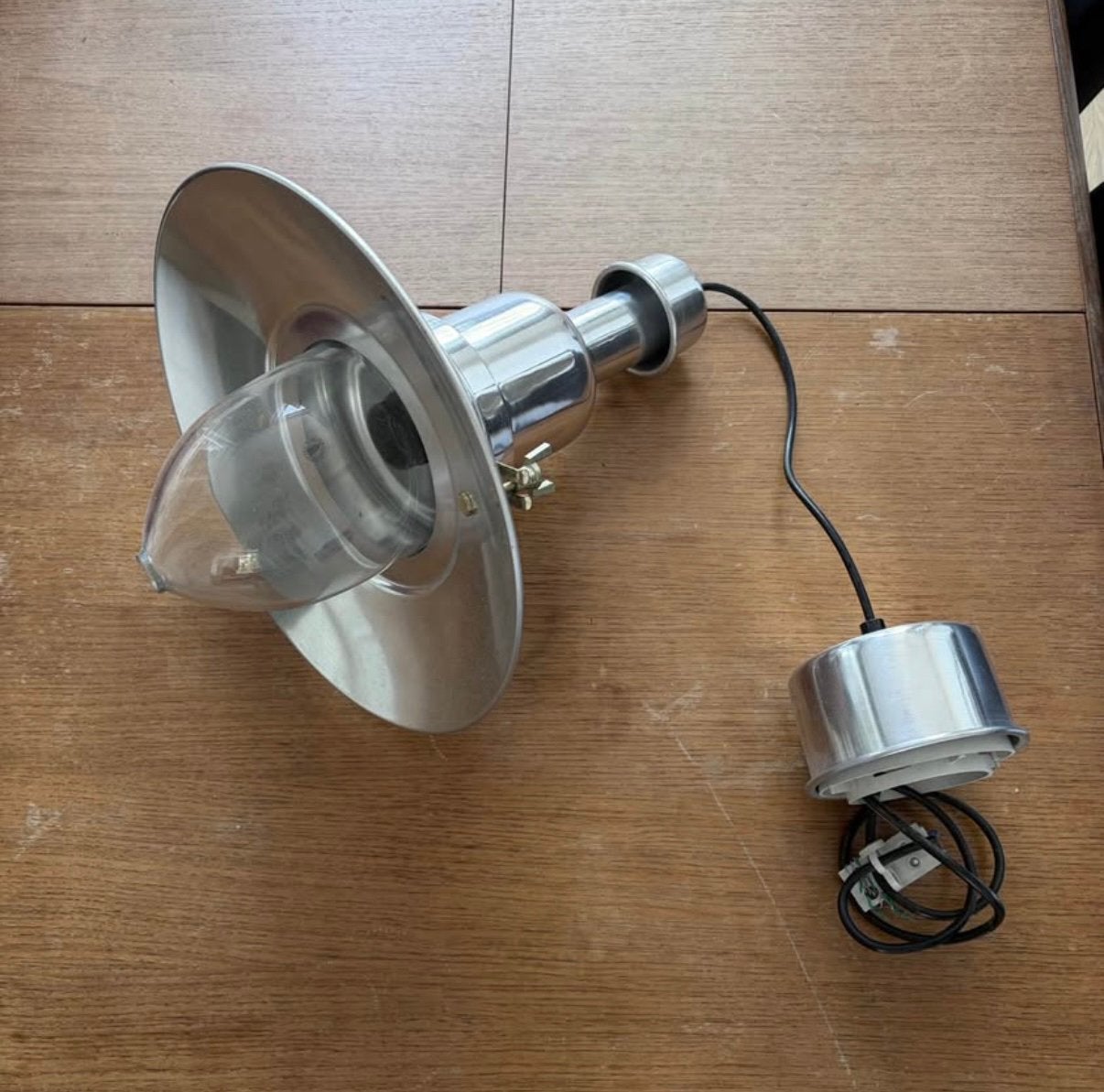 Industriële hanglamp, Ophalen, Zo goed als nieuw, Geschikt voor plafondmontage, Metaal