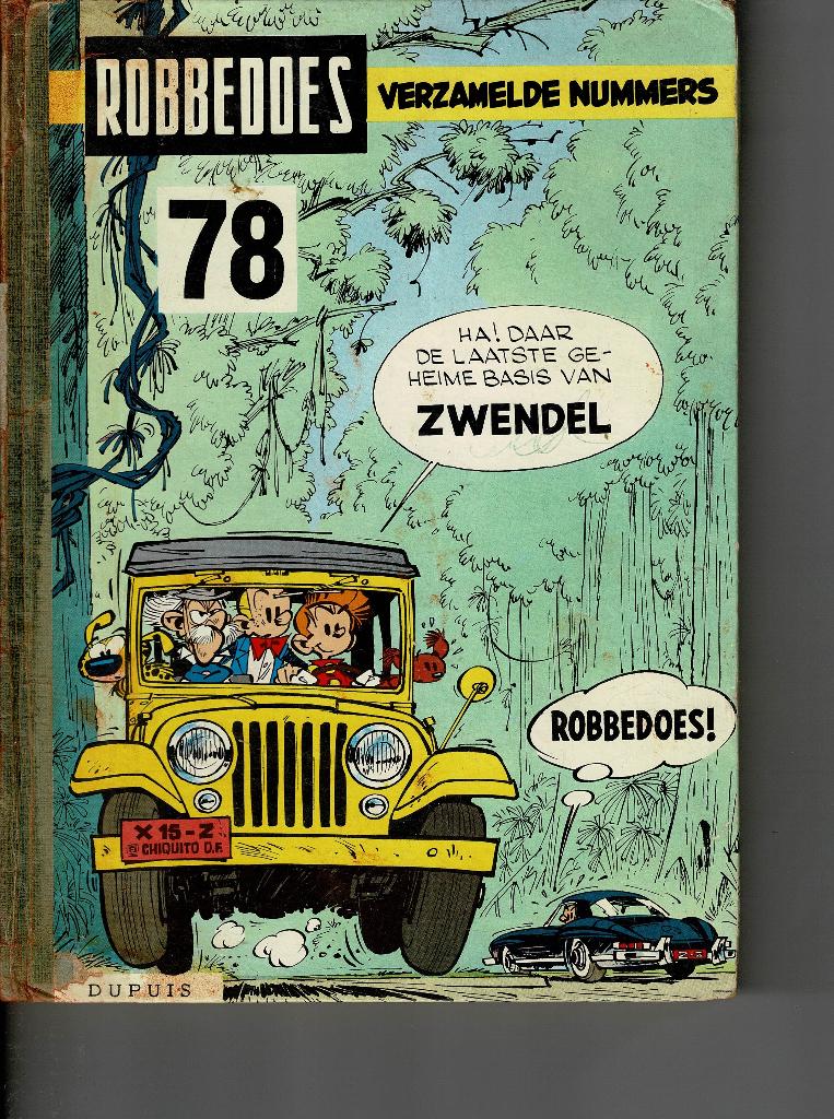 Robbedoes verzamelalbum nr 78 1960 goede staat, Boeken, Gelezen, Verzenden, Eén stripboek, Diverse tekenaars en schrijvers