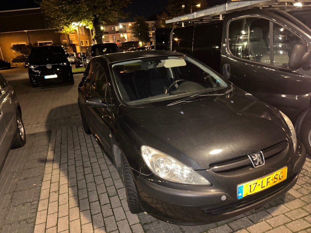 Peugeot 307 loop of sloop met apk, Auto's, Voorwielaandrijving, 625 kg, 4 cilinders, Zwart