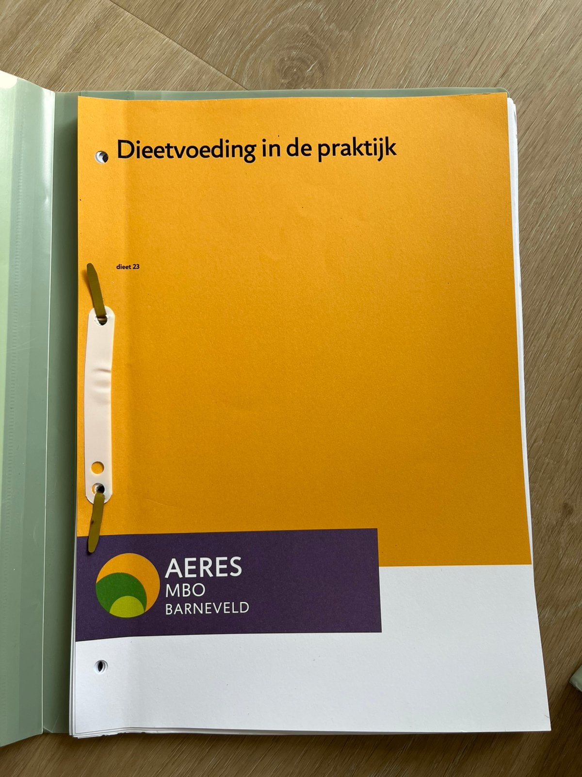 Dieetvoeding in de praktijk aeres mbo barneveld, Ophalen of Verzenden, Beta, Zo goed als nieuw, MBO
