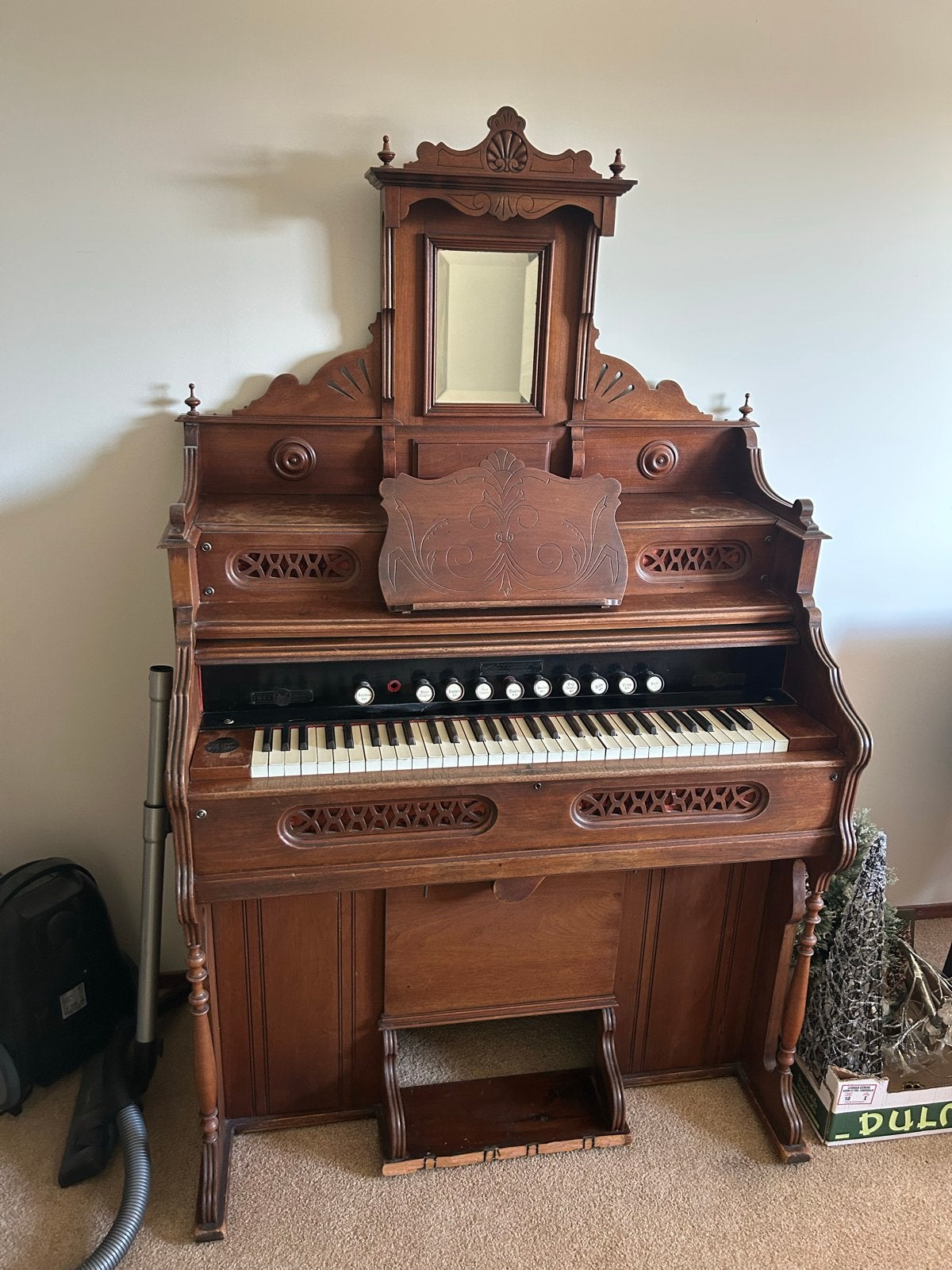 Harmonium - decoratief stuk, gratis ophalen, Muziek en Instrumenten, Ophalen, Gebruikt, 1 klavier, Harmonium