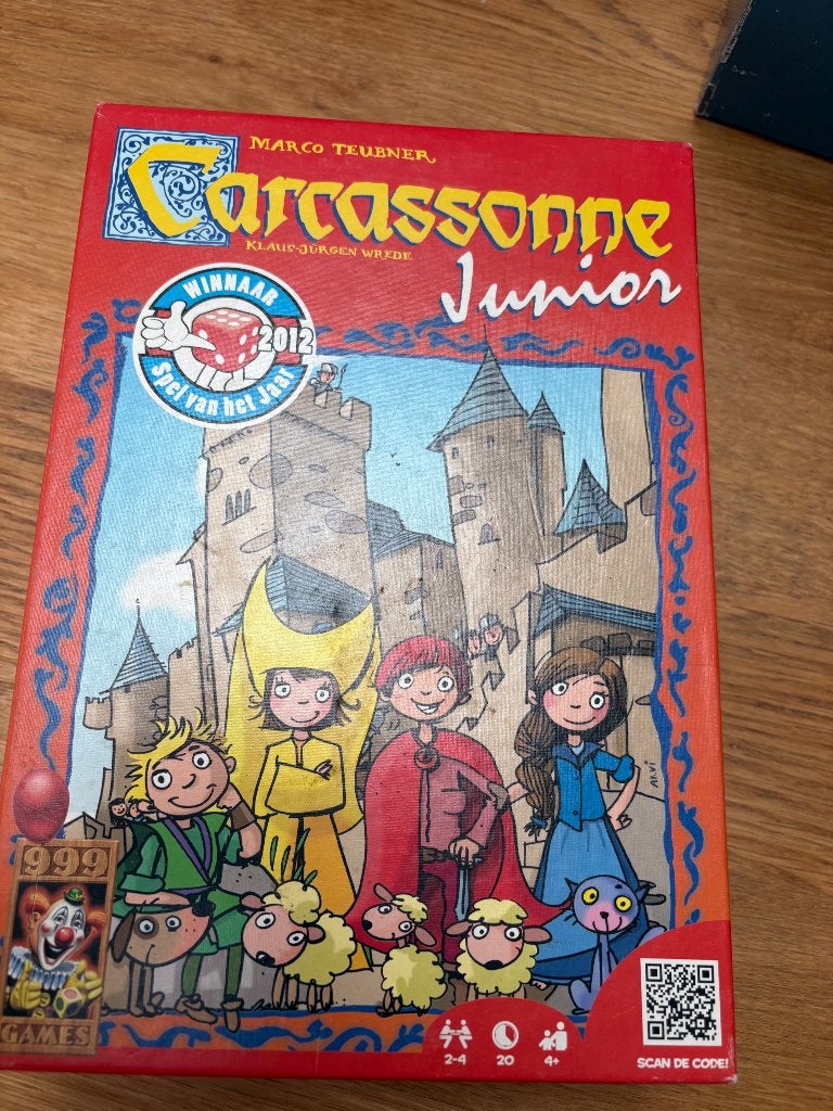 Carcassonne junior, Een of twee spelers, Ophalen, Zo goed als nieuw, 999Games