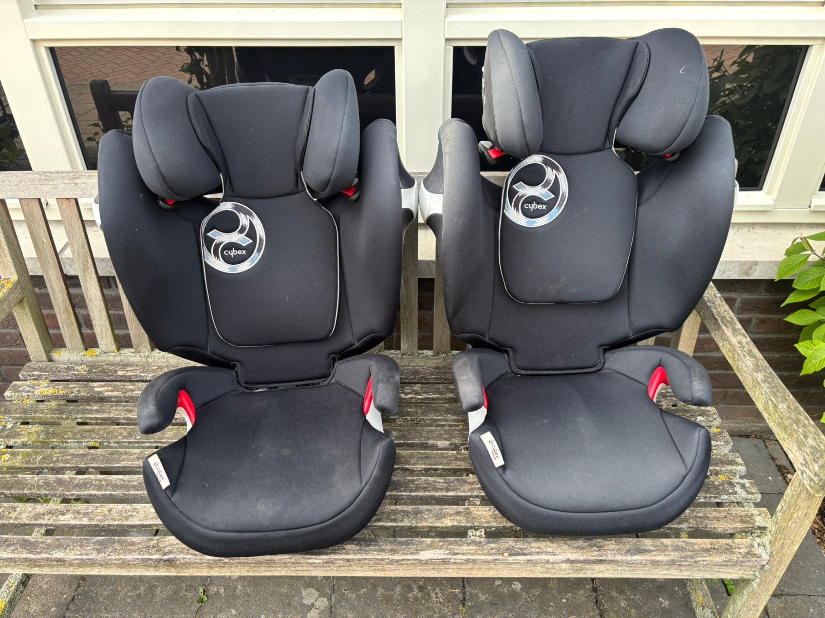 2x Cybex Gold Solution M-fix zwart, gr 2/3, 15-36 kg, Kinderen en Baby's, Autostoeltjes, Autogordel of Isofix, Gebruikt, 15 t/m 36 kg