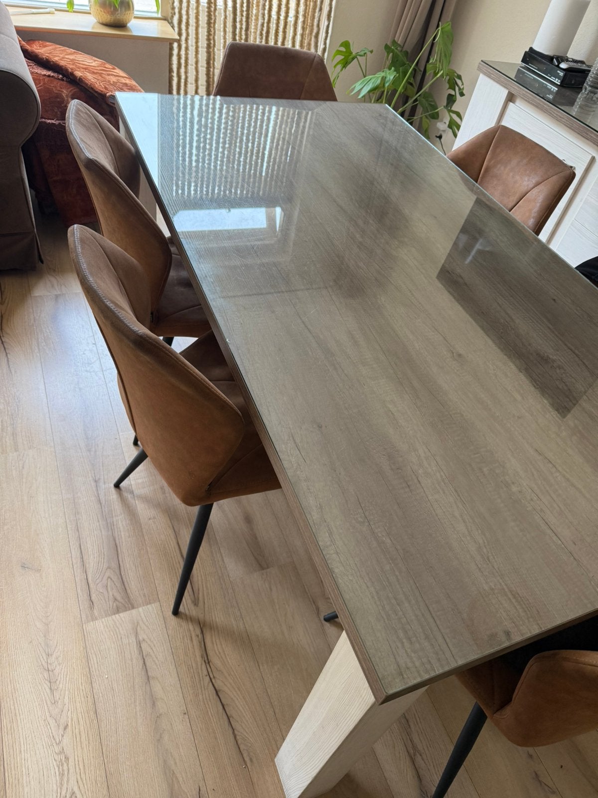 Eetkamerset - Eettafelset - Dressoir - Eettafel, Huis en Inrichting, Ophalen of Verzenden, Zo goed als nieuw, Casual, 8 stoelen of meer