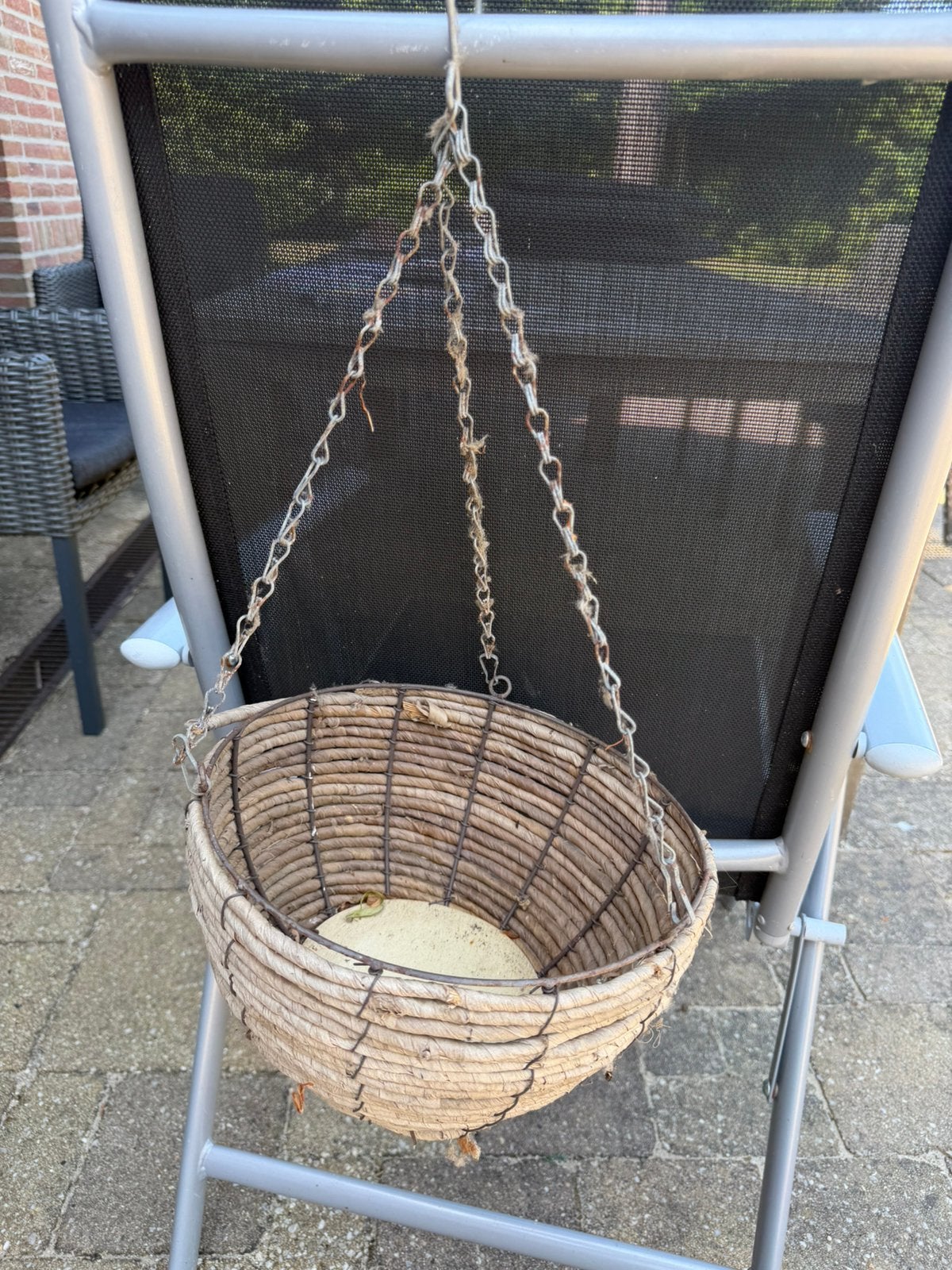 Hangpot, Ophalen, Rond, Zo goed als nieuw, Aardewerk